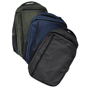 Additional Image 4 - a group of black and blue backpacks