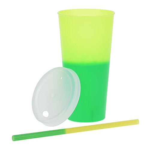 Additional Image 2 - a green cup with a spoon and a plastic egg