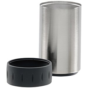 Additional Image 3 - a silver cylinder with a black lid