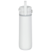 a white plastic bottle with a straw