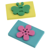 View Image 2 of 3 of Foam Stamps - Bee and Flower