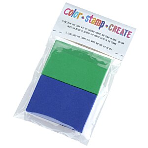 Additional Image 2 - a blue and green square in a package