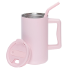 View Image 5 of 9 of Harmony Vacuum Mug with Straw - 27 oz.