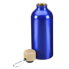 View Image 4 of 5 of Tundra Aluminum Bottle with Bamboo Lid - 20 oz.