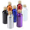 View Image 5 of 5 of Tundra Aluminum Bottle with Bamboo Lid - 20 oz.