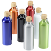 a group of colorful bottles