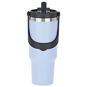 Additional Image 1 - a blue and black tumbler