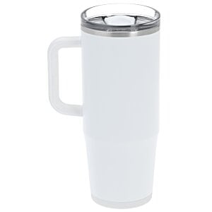 Additional Image 2 - a white mug with a silver lid