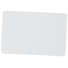 a white rectangular object on a white background