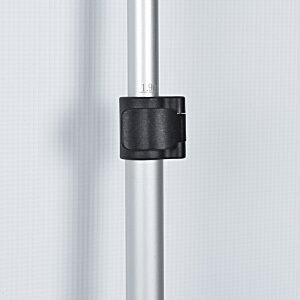 Additional Image 2 - a black metal hinge on a white wall