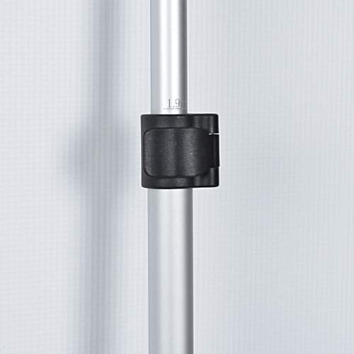 Additional Image 2 - a black metal hinge on a white wall