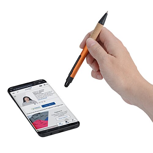 Additional Image 4 - a hand holding a pen over a cell phone