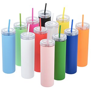 Additional Image 2 - a group of colorful drinks with straws