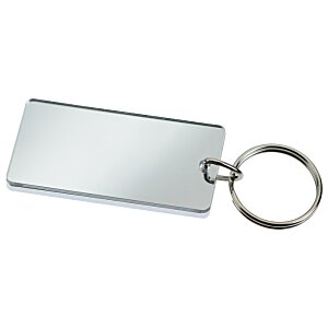Additional Image 1 - a silver key chain with a ring