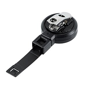 Additional Image 1 - a black tape measure with a black strap