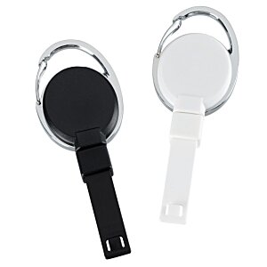 Additional Image 4 - a pair of round black and white earphones