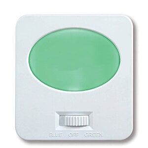 Additional Image 2 - a green oval object with a button