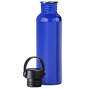 Additional Image 2 - a blue water bottle and a black cap