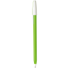 a green and white pen