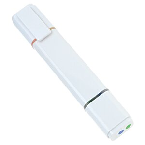 Additional Image 1 - a white marker with multicolored markers