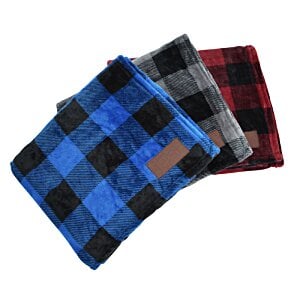Additional Image 2 - a group of plaid blankets