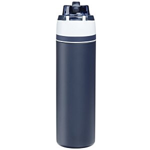 Additional Image 1 - a black and white water bottle