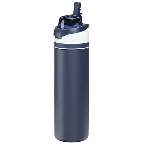 Additional Image 3 - a black and white water bottle