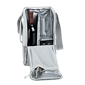 Additional Image 3 - a white robe with a black and white object in it