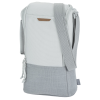 a white and grey bag