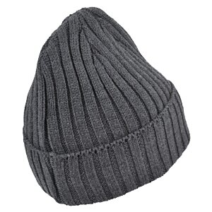 Additional Image 1 - a grey knit hat on a white background