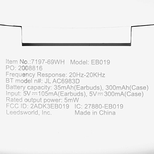 Additional Image 5 - a white rectangular object with black text