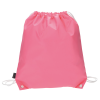 a pink bag with string