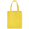 a yellow bag with a handle