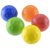 a group of colorful balls