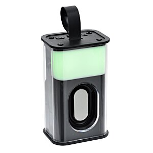 Additional Image 4 - a black and grey rectangular object with a green light