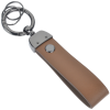 a key chain with a leather strap