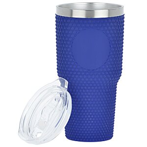 Additional Image 2 - a blue tumbler with a lid