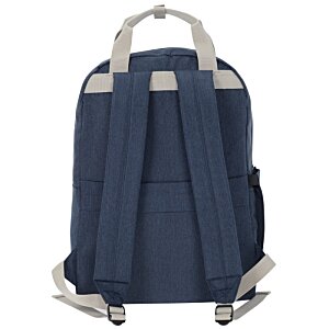 Additional Image 2 - a blue backpack with white straps