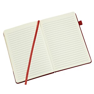 Additional Image 4 - a white notebook with a red band