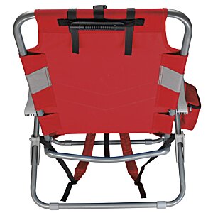 Additional Image 2 - a red chair with black straps
