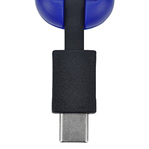 Additional Image 4 - a close up of a blue and black usb cable