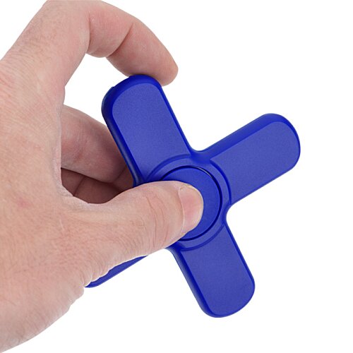 Additional Image 7 - a hand holding a blue fidget spinner