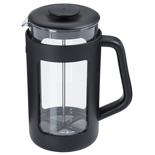 Additional Image 2 - a black coffee maker with a black handle