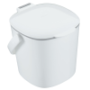 a white container with a lid