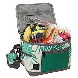 Additional Image 2 - a green and white lunch bag