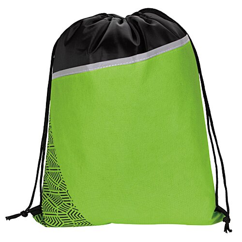 Additional Image 1 - a green bag with black hair