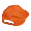 an orange hat on a white background