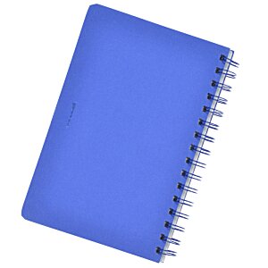 Additional Image 3 - a blue notebook with spiral bound