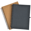 a pair of notebooks with spiral bound