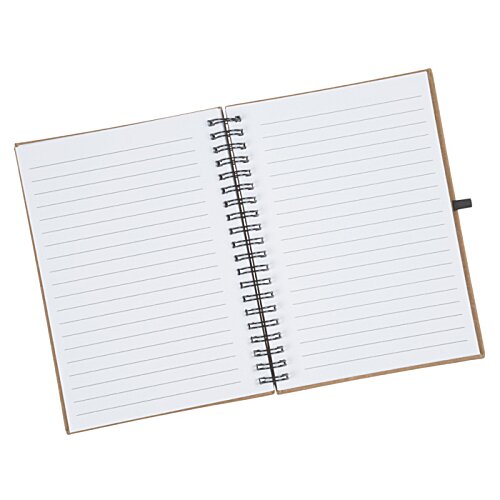Additional Image 2 - a white notebook with black lines